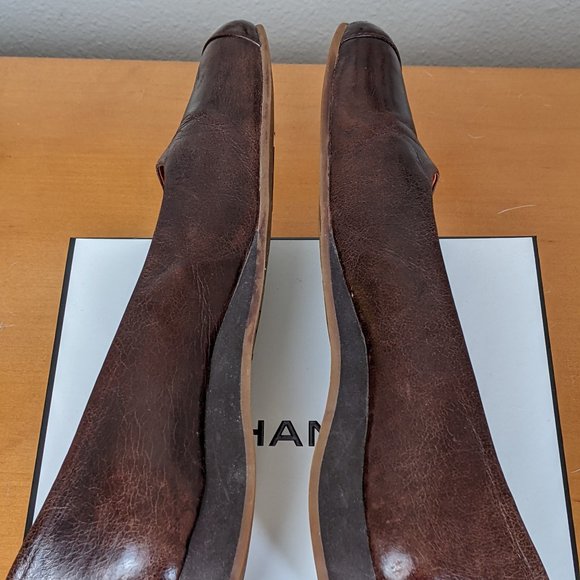 Miz Mooz Brown Slipon Mini Wedges Size 39 - Picture 4 of 7